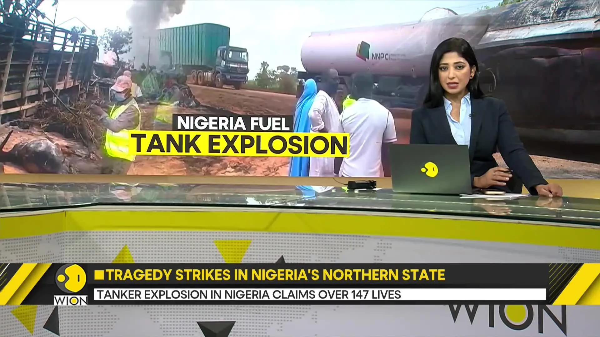 Nigeria Tanker Explosion: Tanker Overturned After Driver Lost Control Of Vehicle