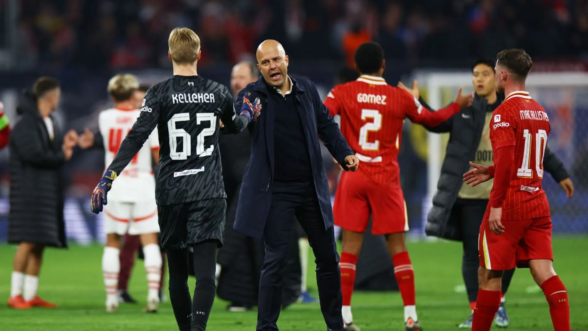 Liverpool continue purple patch under Arne Slot with win over RB Leipzig in Champions League