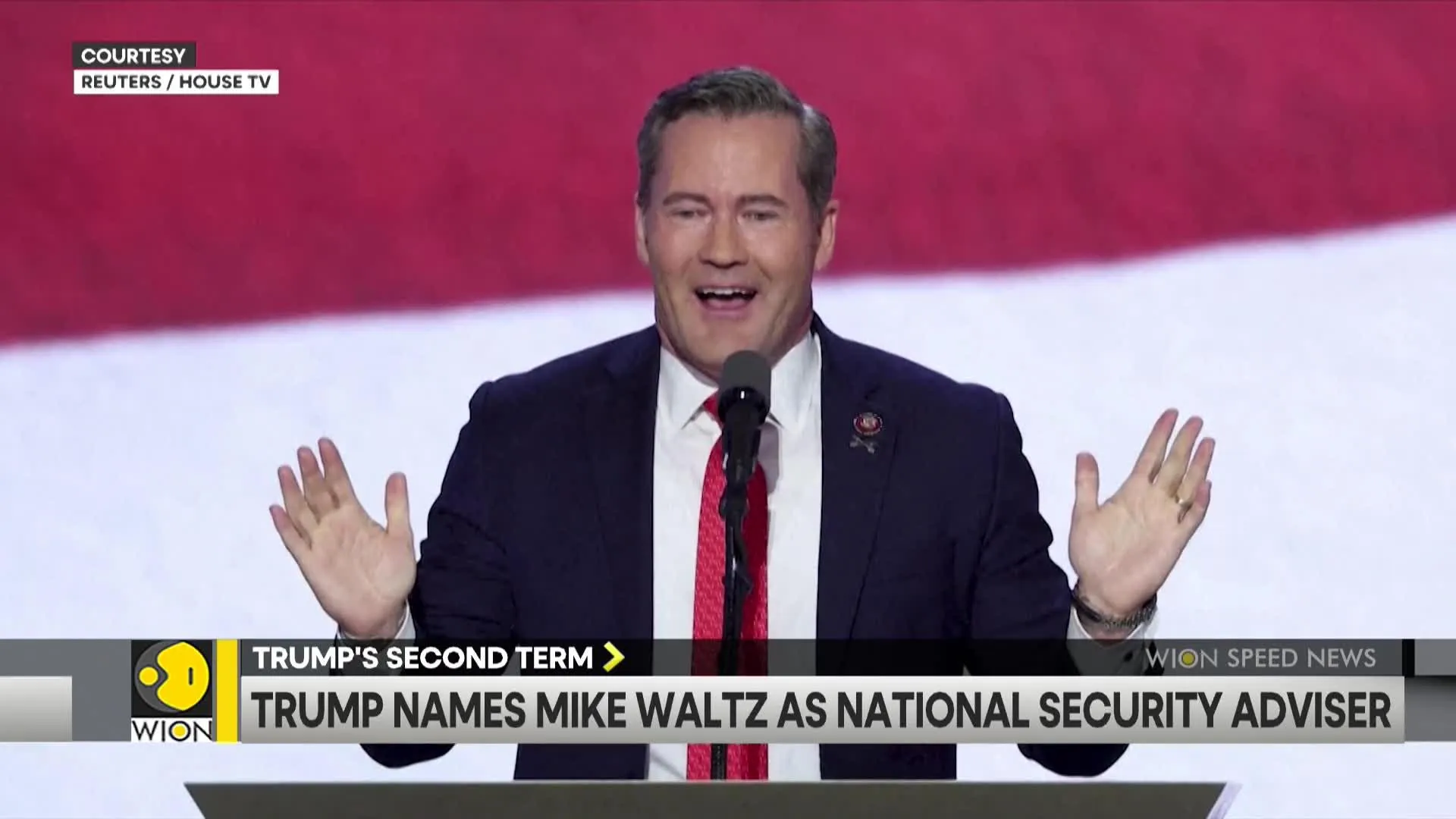 Trump Names Mike Waltz As National Security Adviser
