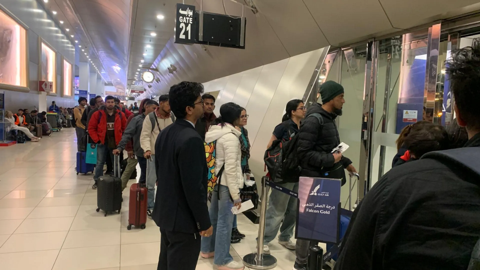Indian passengers stranded in Kuwait for more than 13 hours finally depart for Manchester