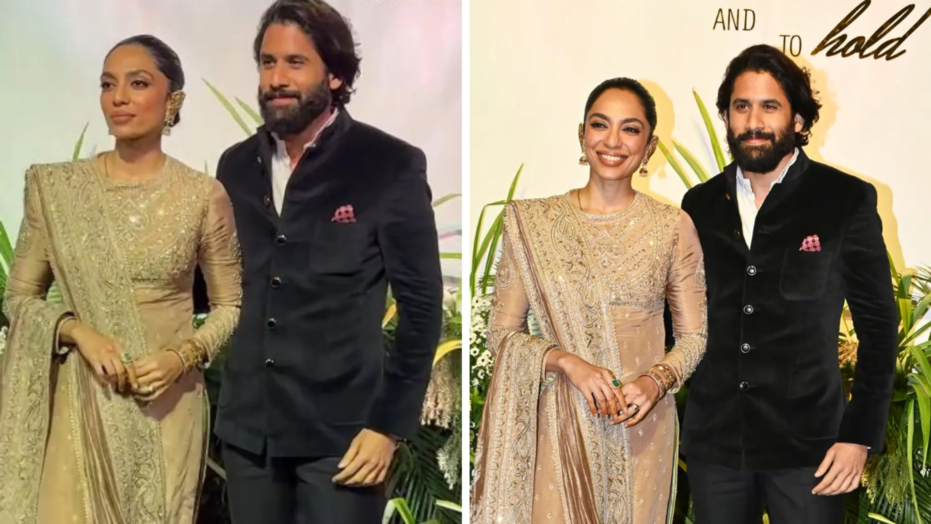 Sobhita Dhulipala and Naga Chaitanya make their first appearance as a couple at Aaliyah Kashyap's wedding