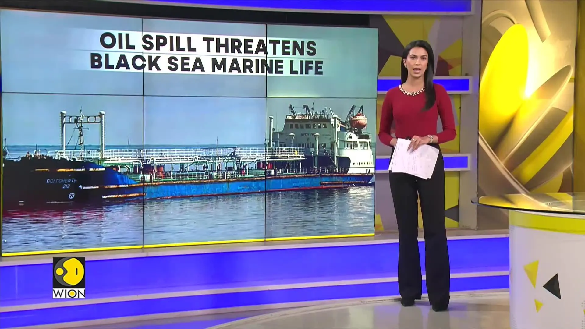 Russian Tankers Sink In Black Sea, Trigger Environmental Disaster