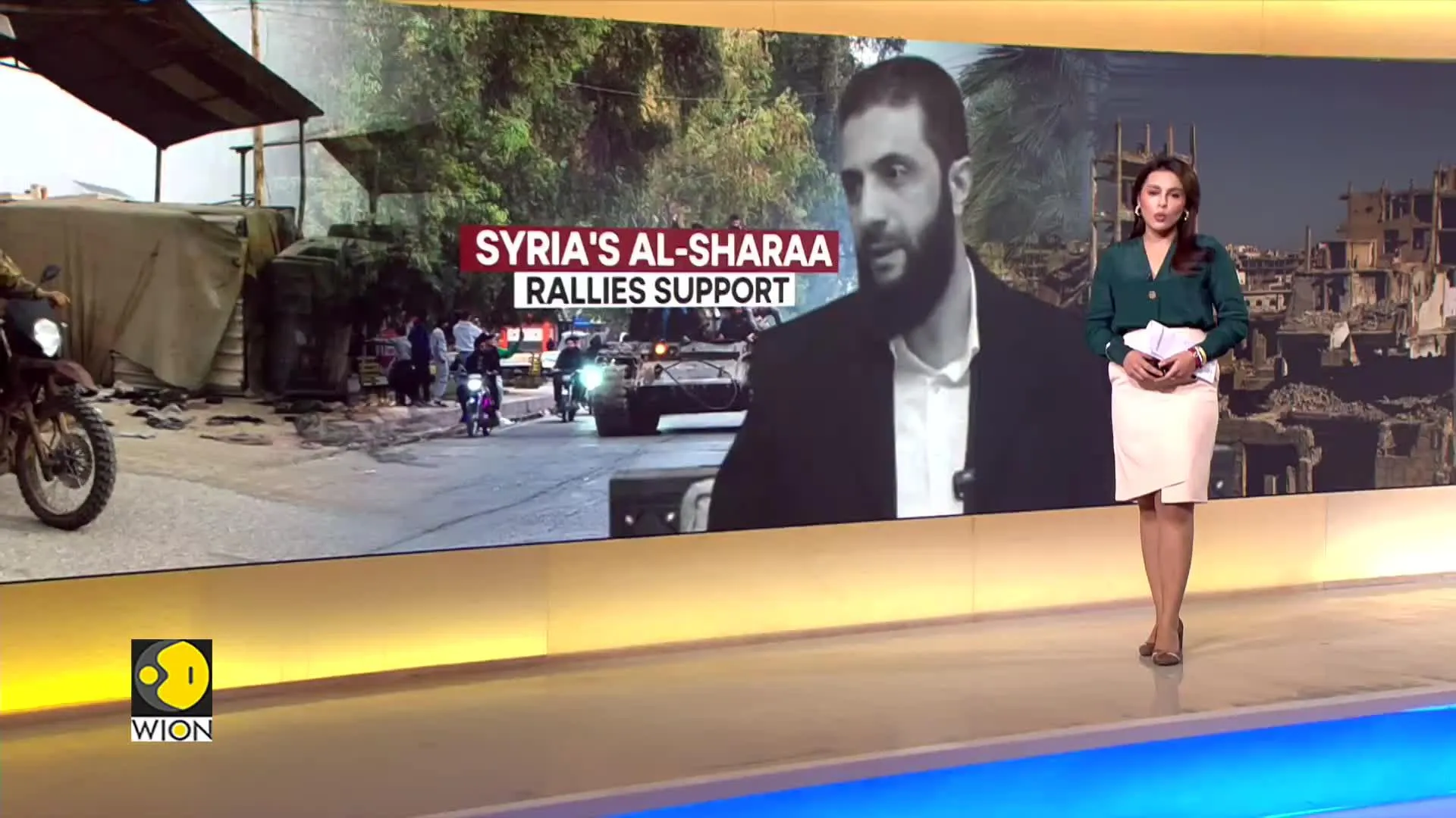 Syrian Leader Al-Sharaa Holds Talks With Senior Arab Diplomats