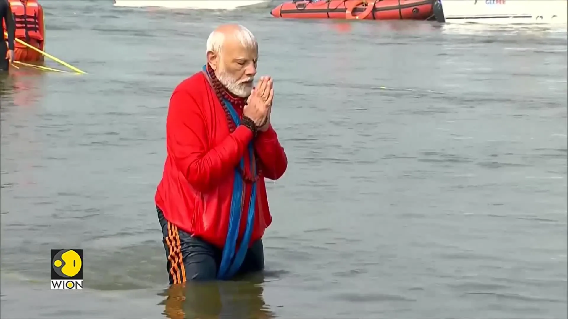 Maha Kumbh Mela: PM Modi takes holy dip at Triveni Sangam in Prayagraj
