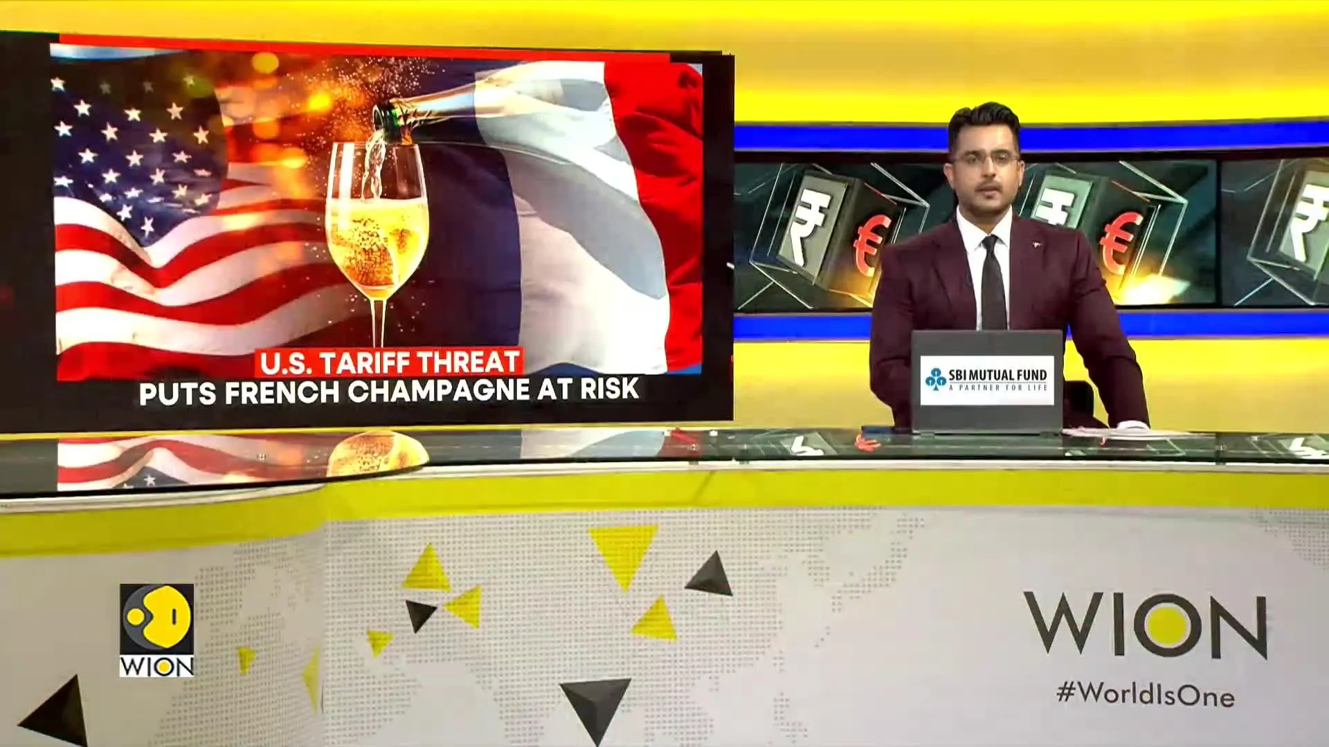 US tariff threat puts French champagne at risk