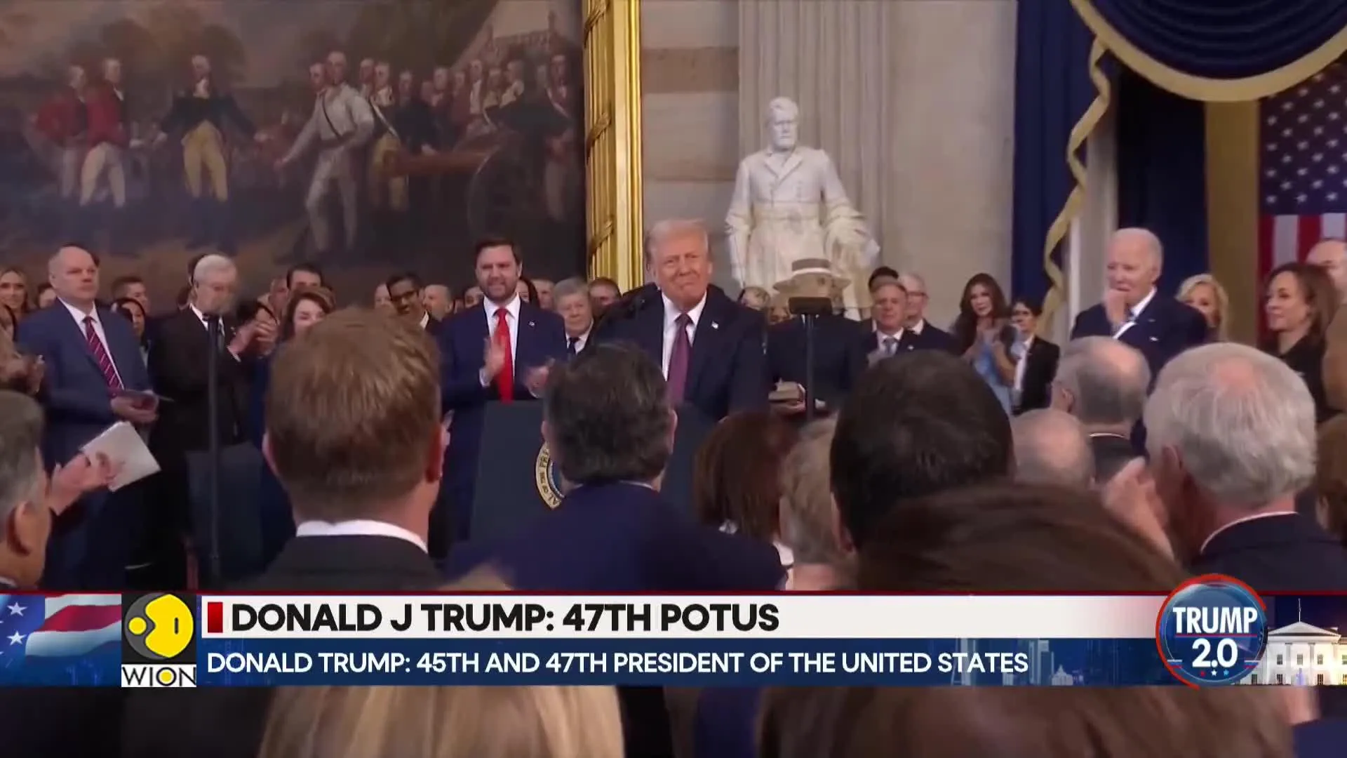Donald Trump's inaugural address at Capitol Hill