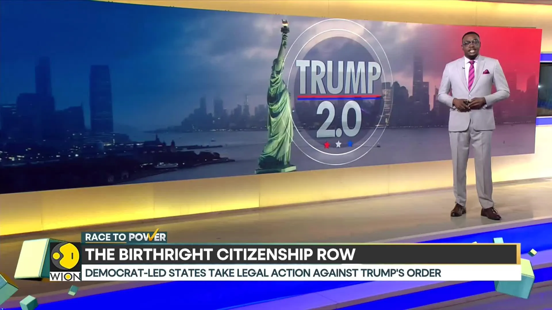 22 US States sue to halt President Donald Trump's order 