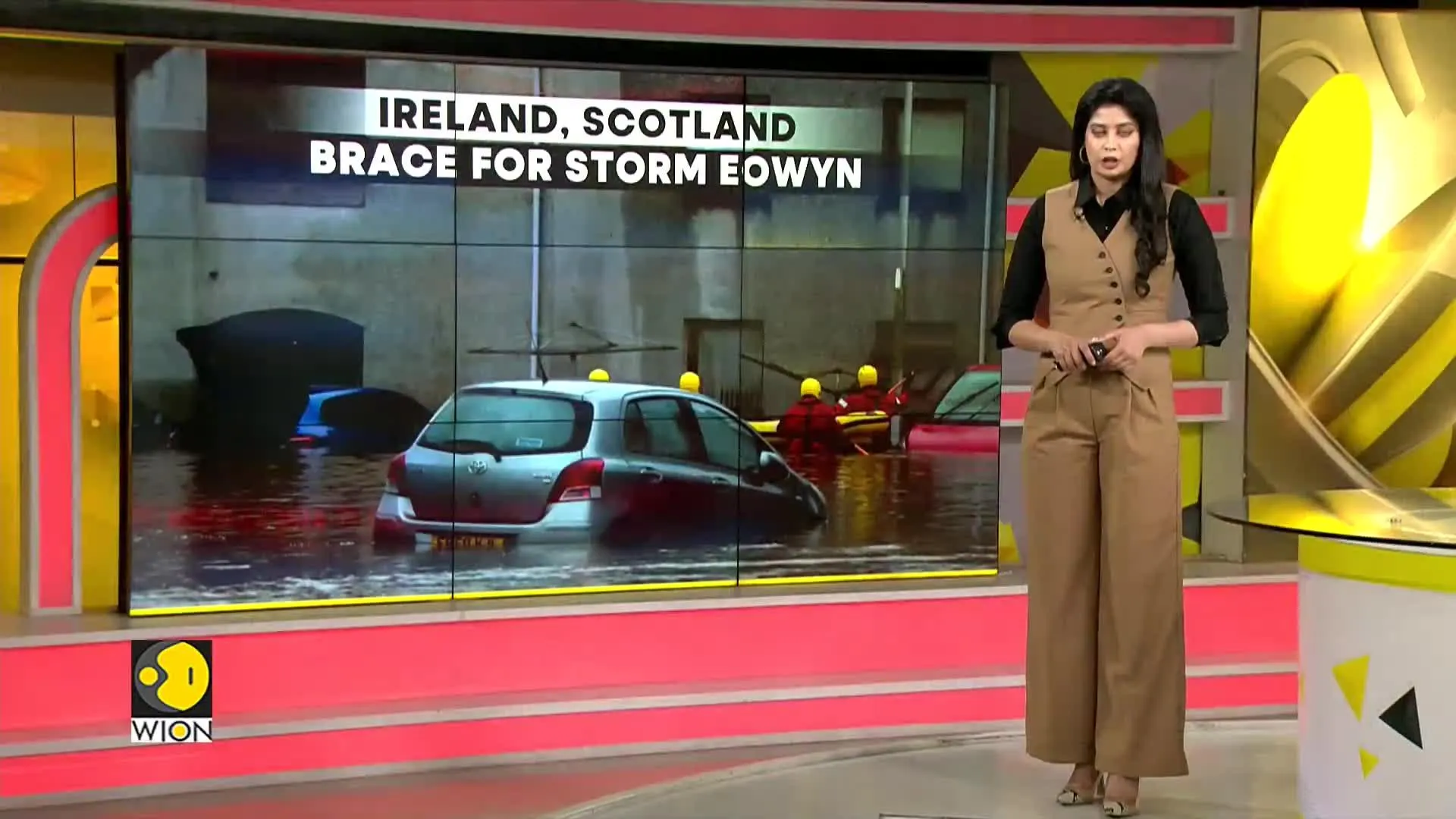 Storm 'Eowyn' to hit Ireland and Scotland