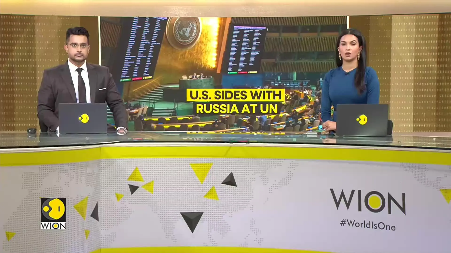 Two UN resolutions adopted on Ukraine crisis, US sides with Russia 