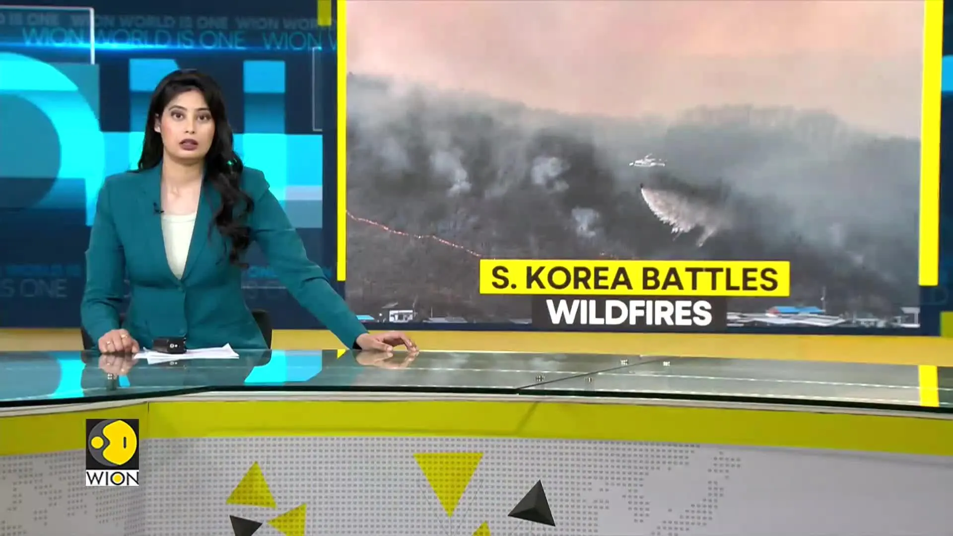 South Korea: Ravaging wildfires engulf residential building and a temple