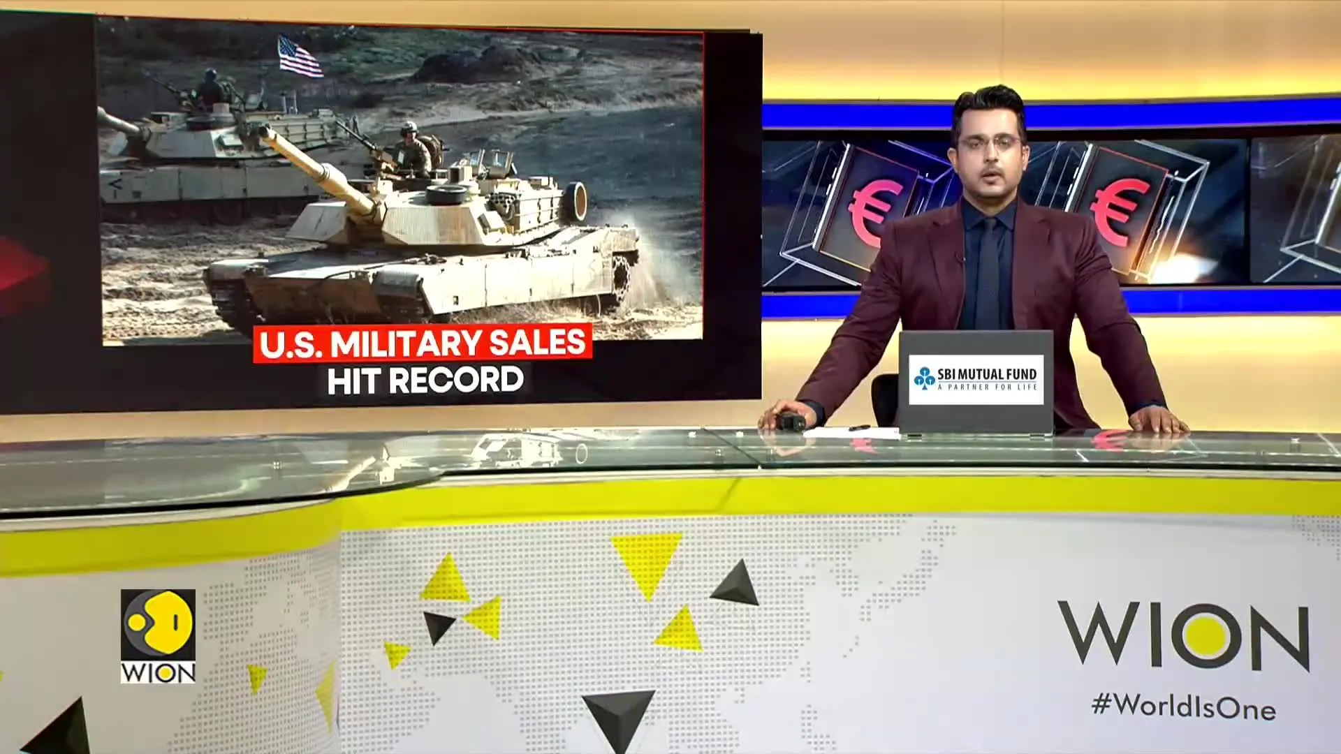 US military equipment sales hit record $318.7 bn