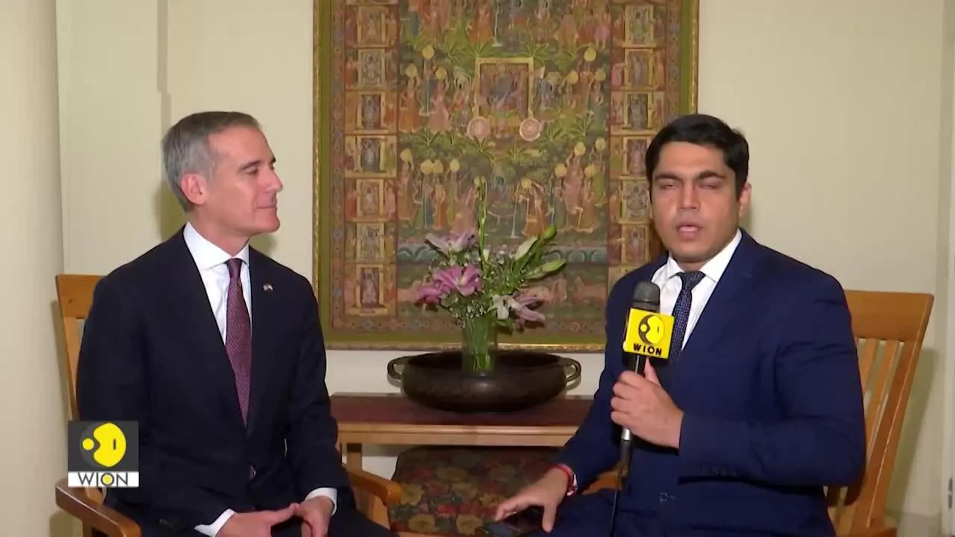 US ambassador Eric Garcetti speaks to WION | Exclusive Interview