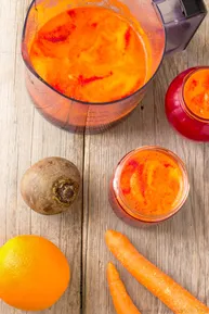 Immune Booster Beet, Carrot & Orange Juice - Happy Foods Tube