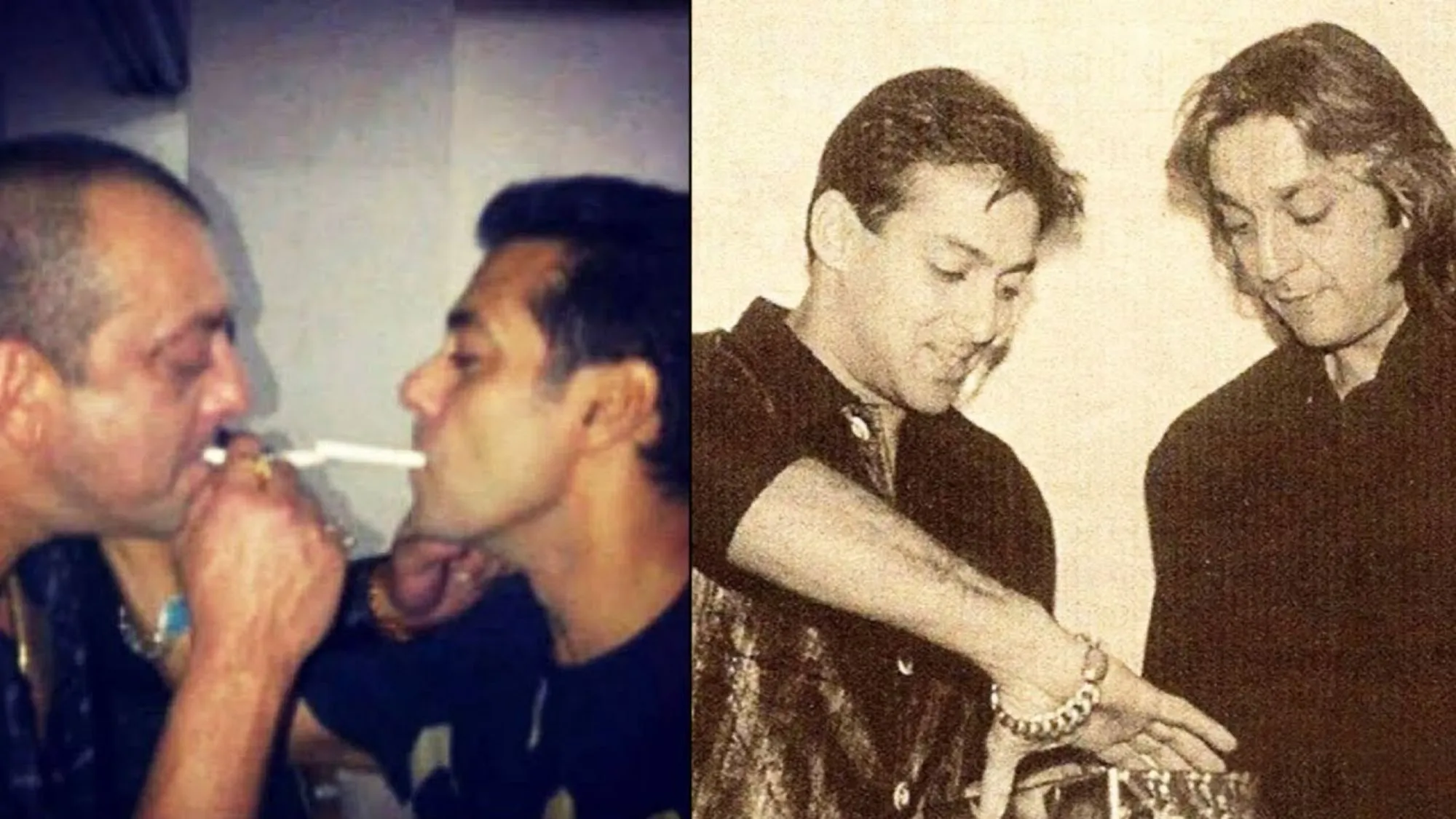 Salman Khan and Sanjay Dutt