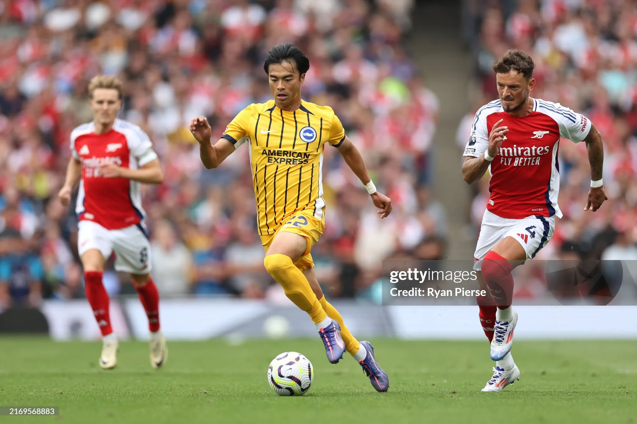 Arsenal vs Brighton: Mitoma in action -sportzpoint.com