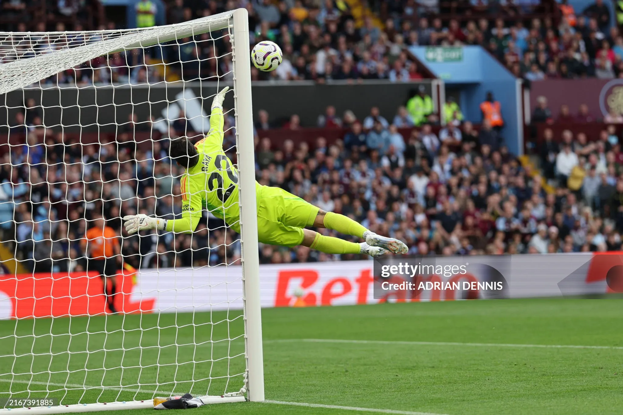 Aston Villa vs Arsenal: Raya -sportzpoint.com