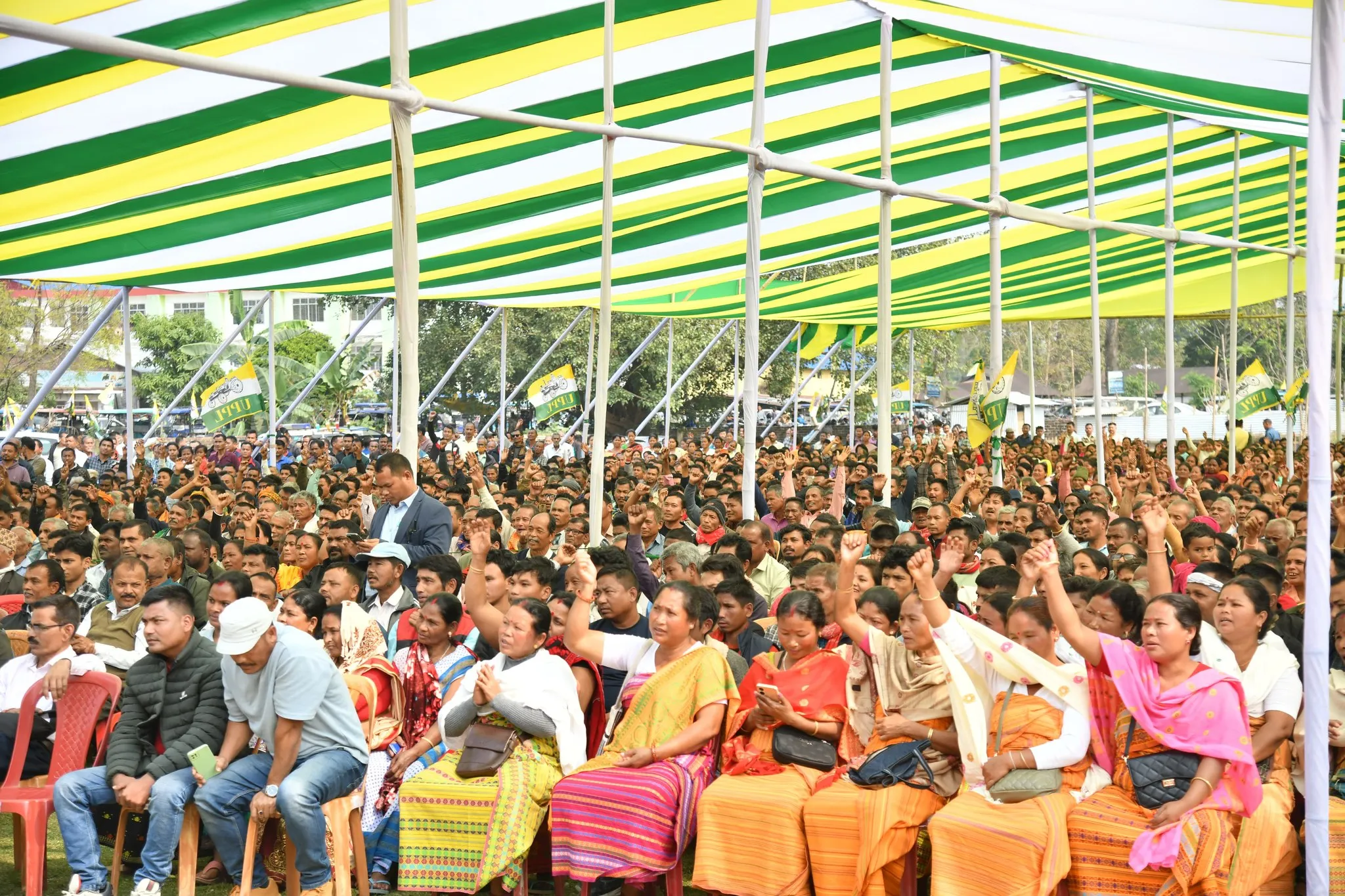 মুছলপুৰত ইউ পি পি এলৰ বিশাল যোগদান সভা
