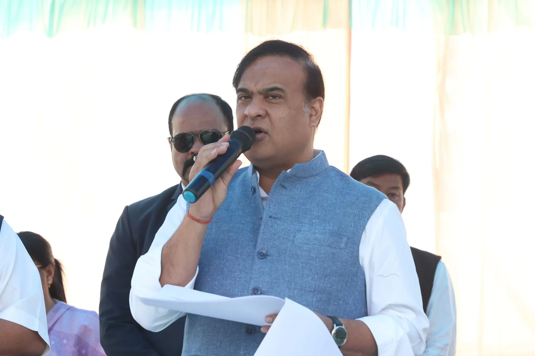 ভাৰত-ভূটান সীমান্তৱৰ্তী পথ পৰিদৰ্শন মুখ্যমন্ত্ৰী ড০ হিমন্ত বিশ্ব শৰ্মাৰ