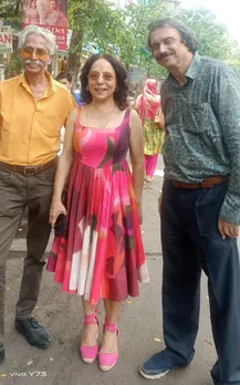 Sangeeta Babani with Marcellus B ( left) and Chaitanya Padukone