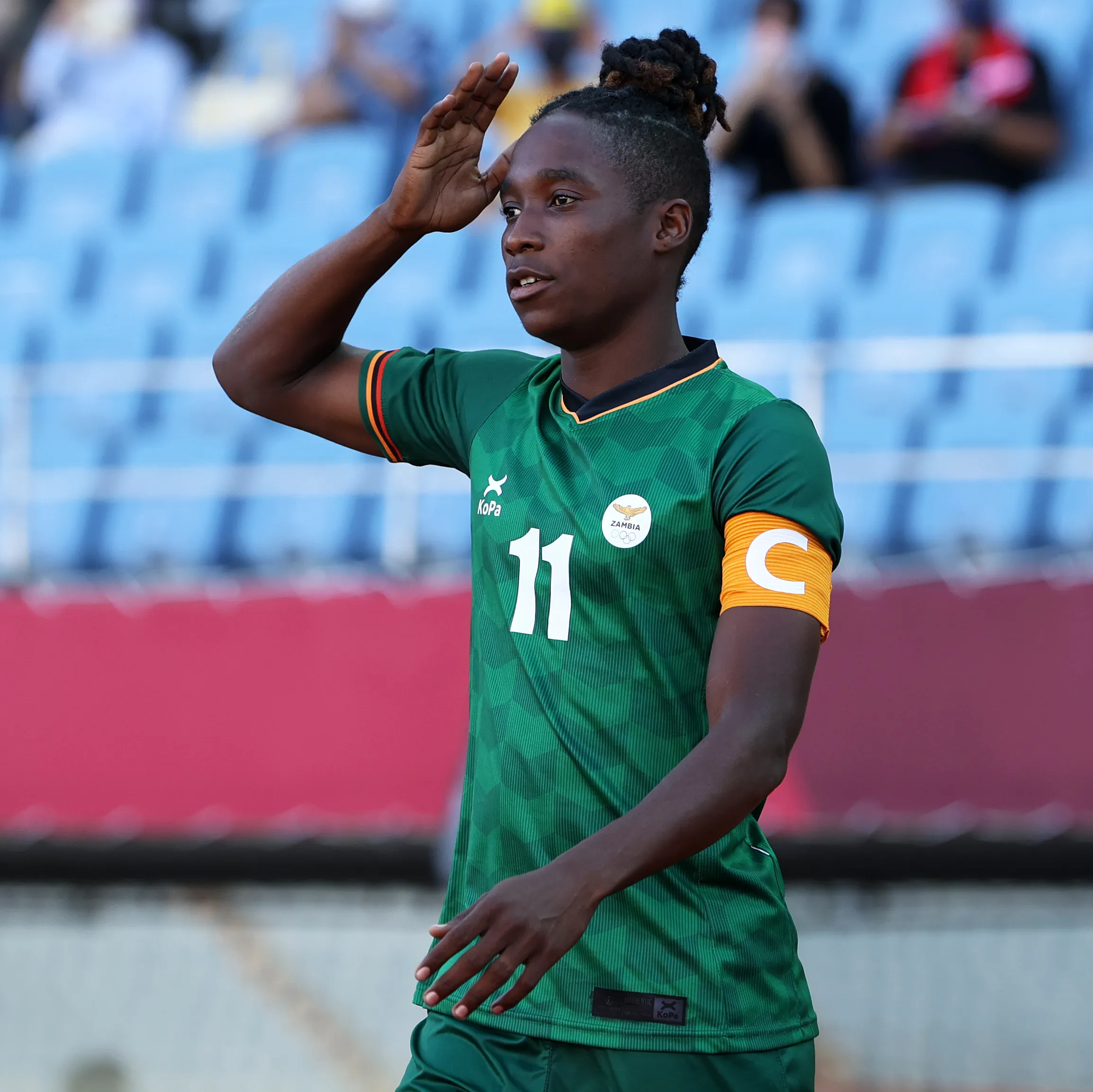 Babra Banda of Zambia at the Olympics- Sportz Point.com
