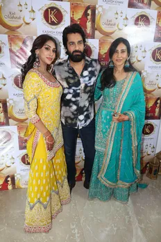 Kaamyaabi mubarak ! Myra Sareen, Arjun Bajwa and producer Kashish Khan 