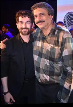 Neil Nitin Mukesh with sr film journalist Chaitanya Padukone