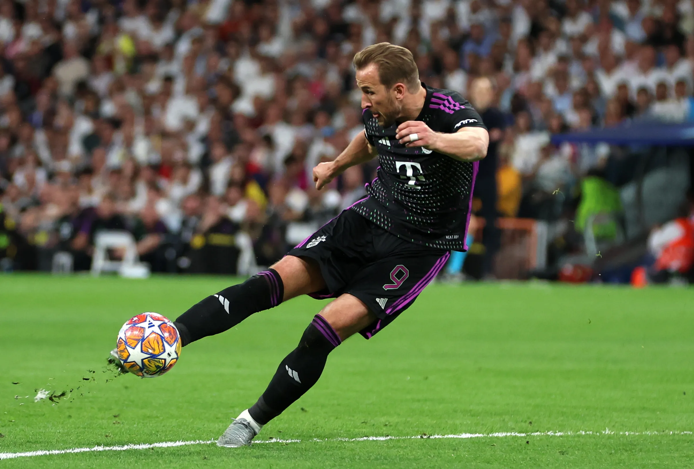 Harry Kane with a volley: Real Madrid vs Bayern UCL 2023-24 first Semi-final, second leg Live Updates - sportzpoint.com