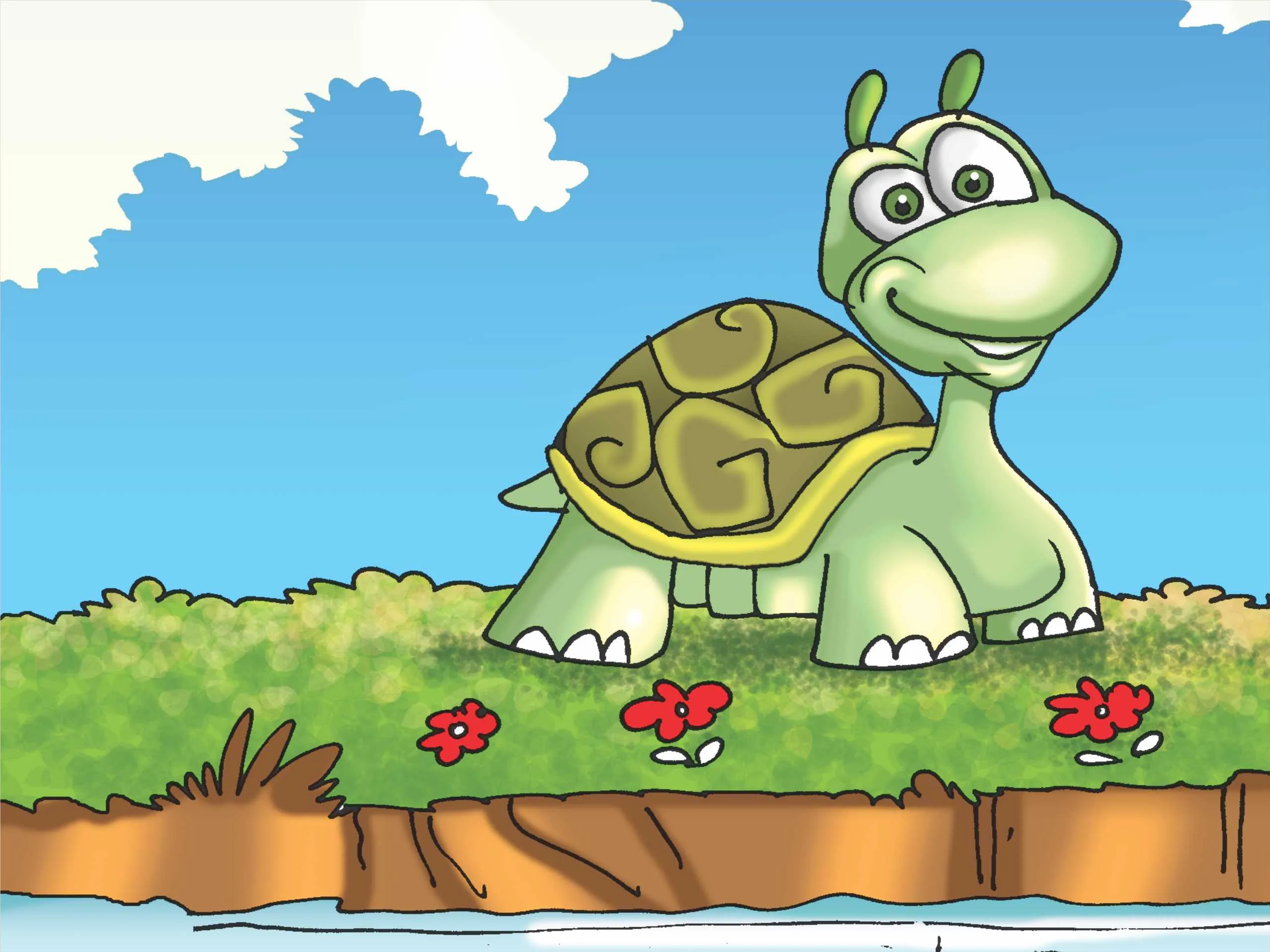 Cartoon image of a turtle