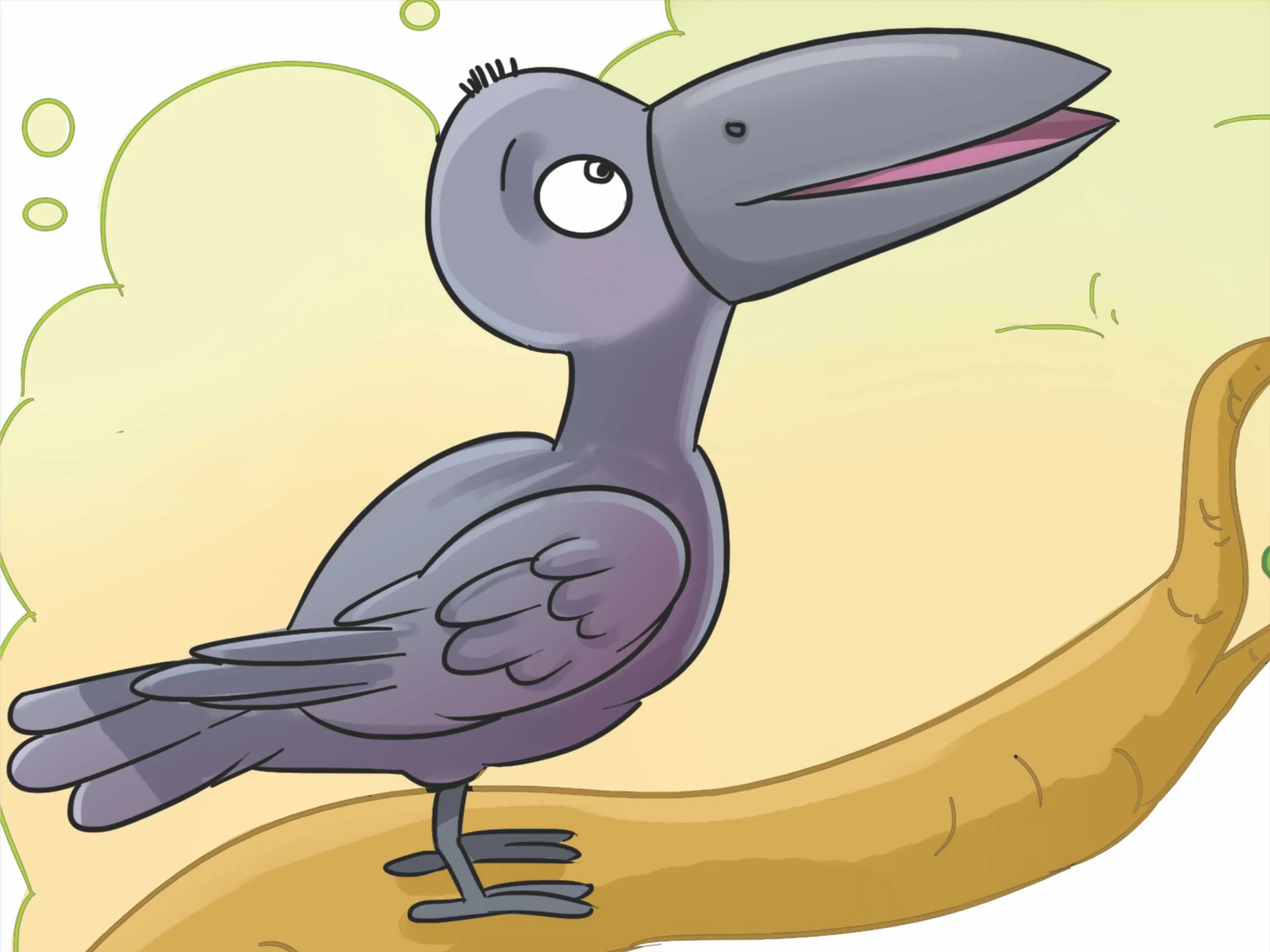 Crow cartoon image