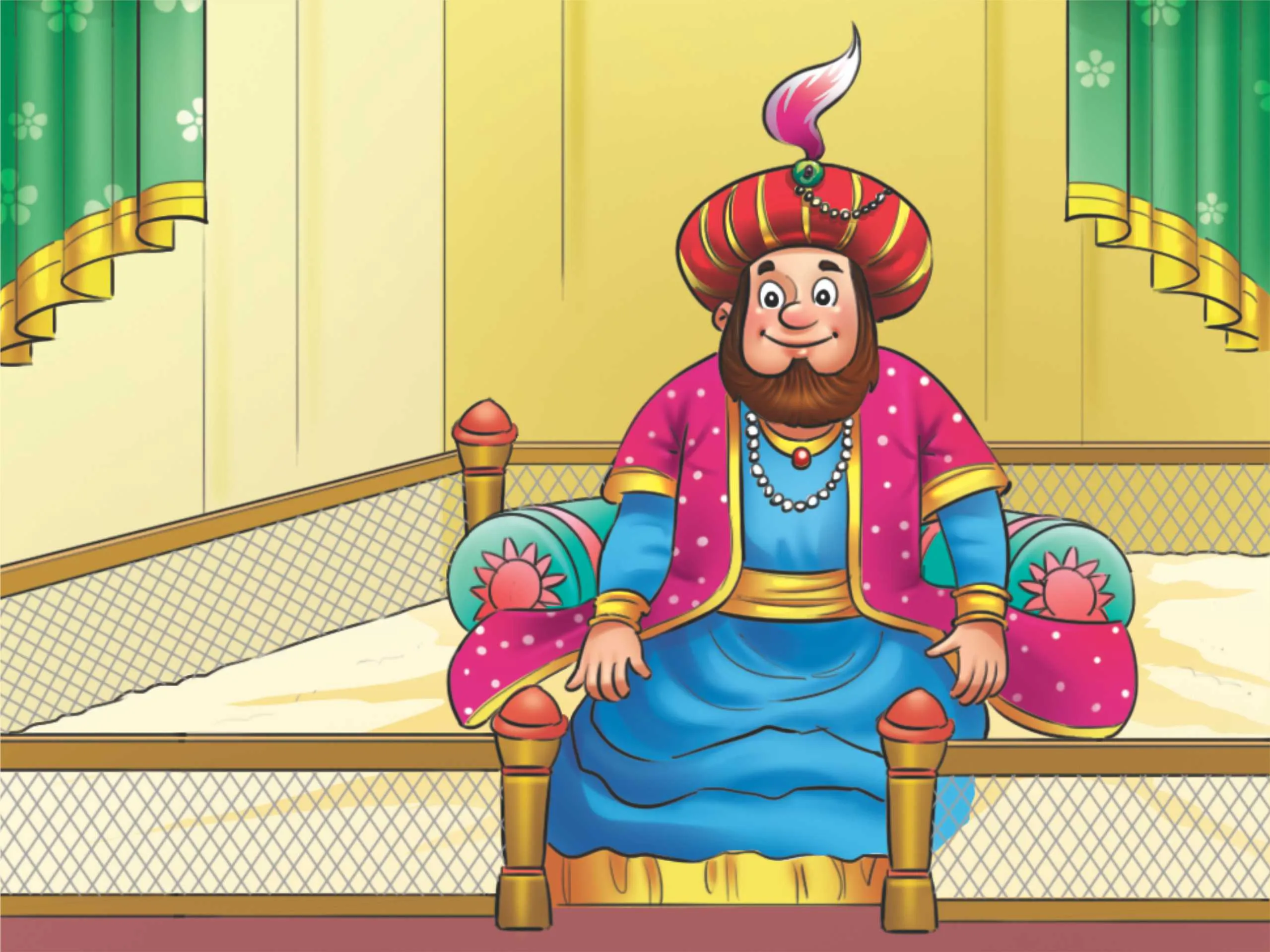 Cartoon image of a King