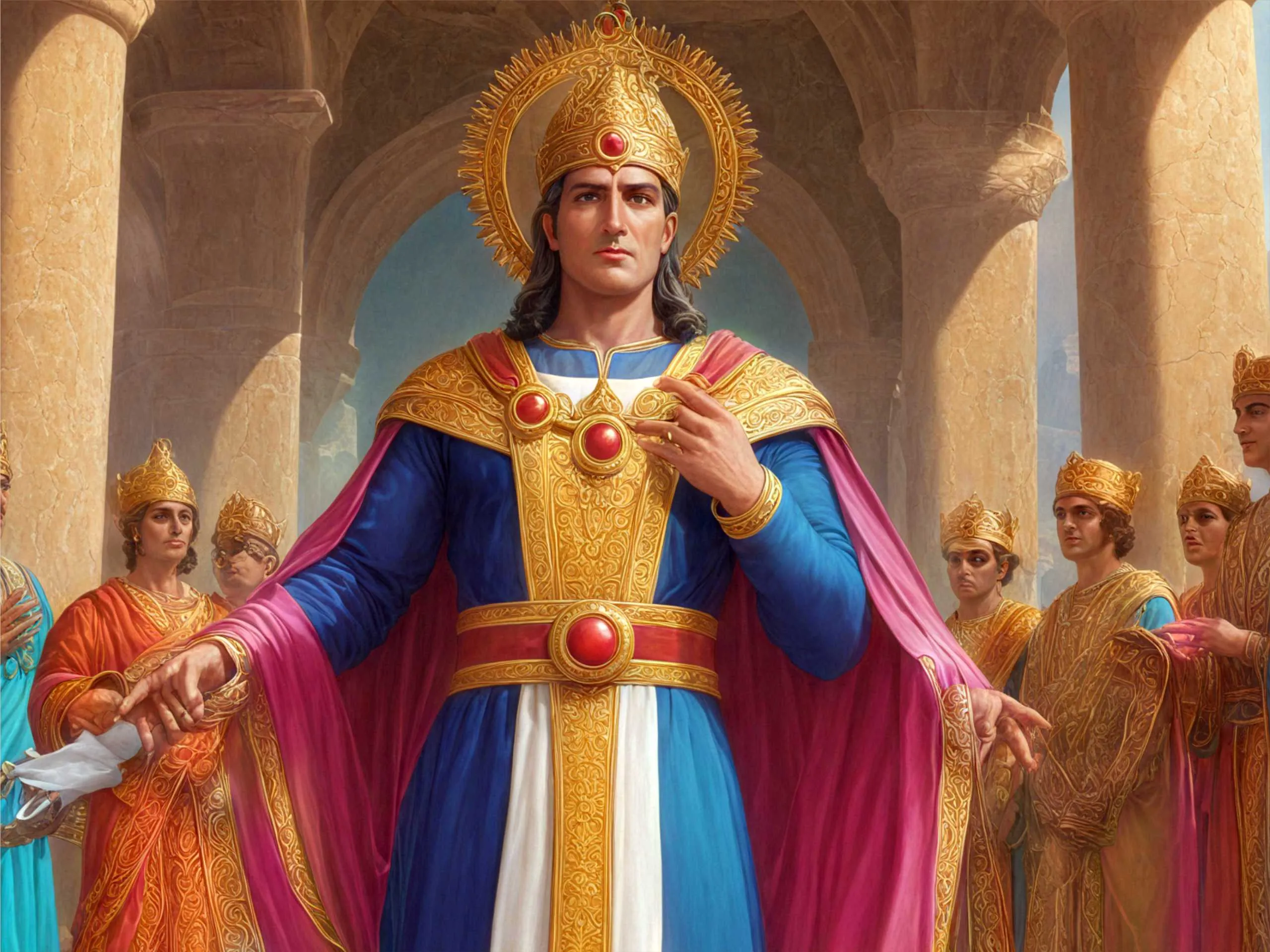 cartoon image of sikander 