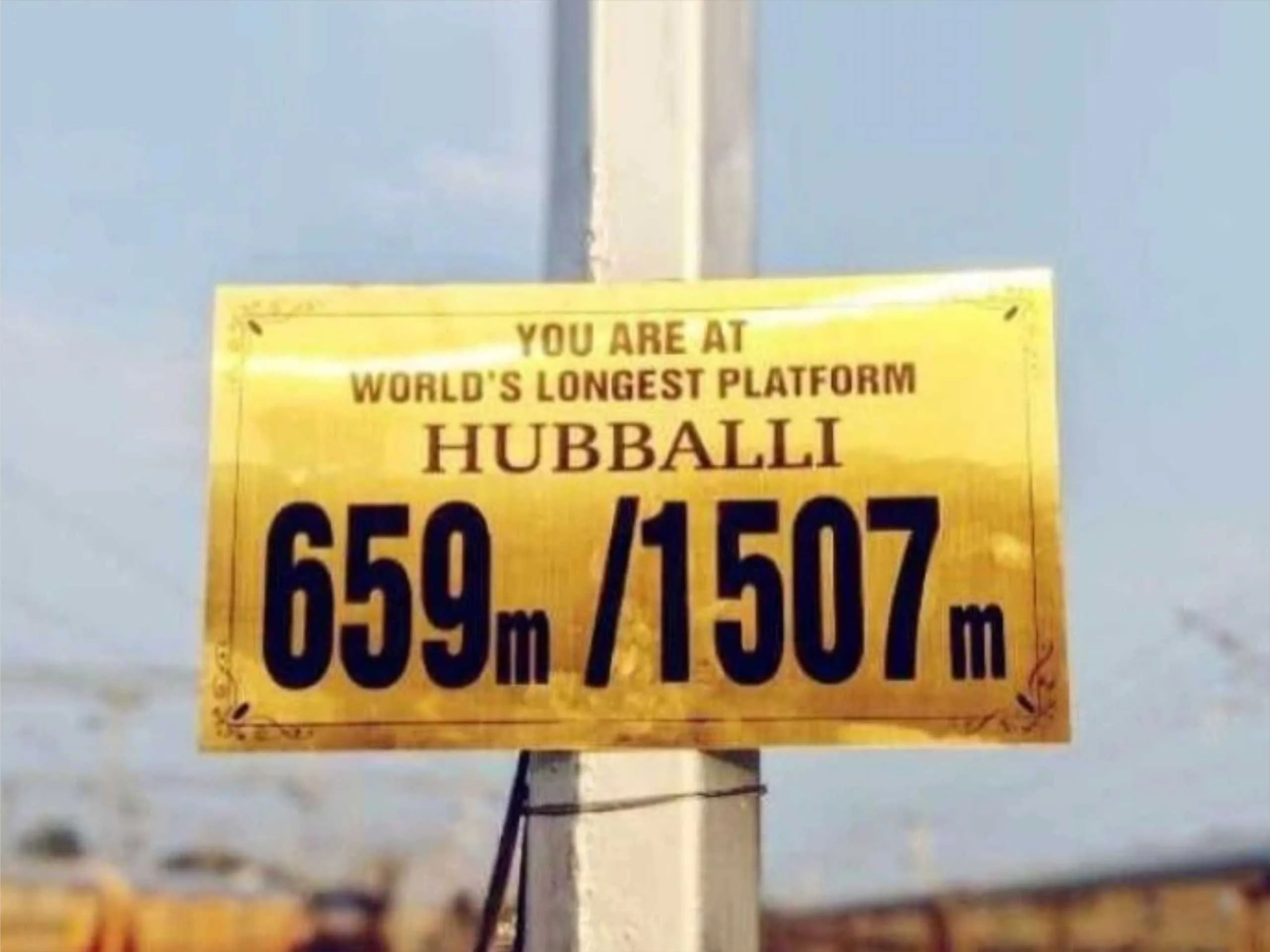 World's longest platform