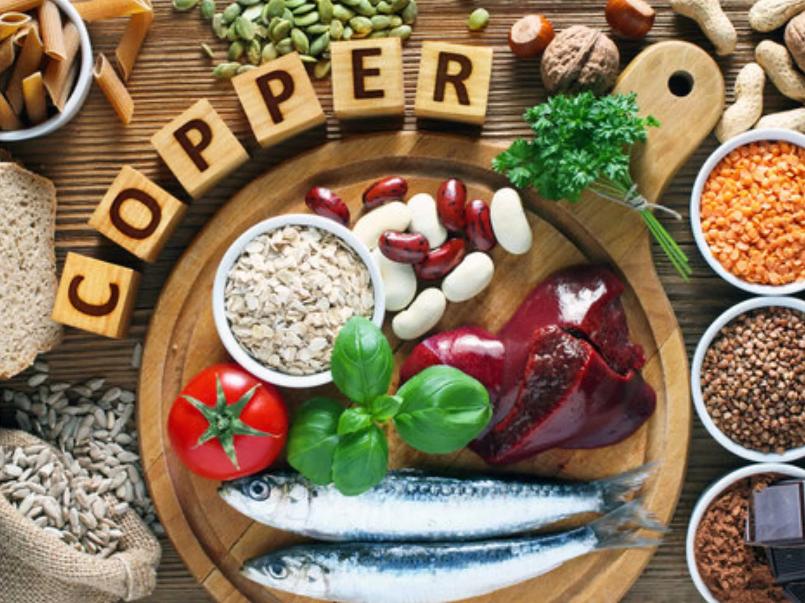 Copper Rich food items