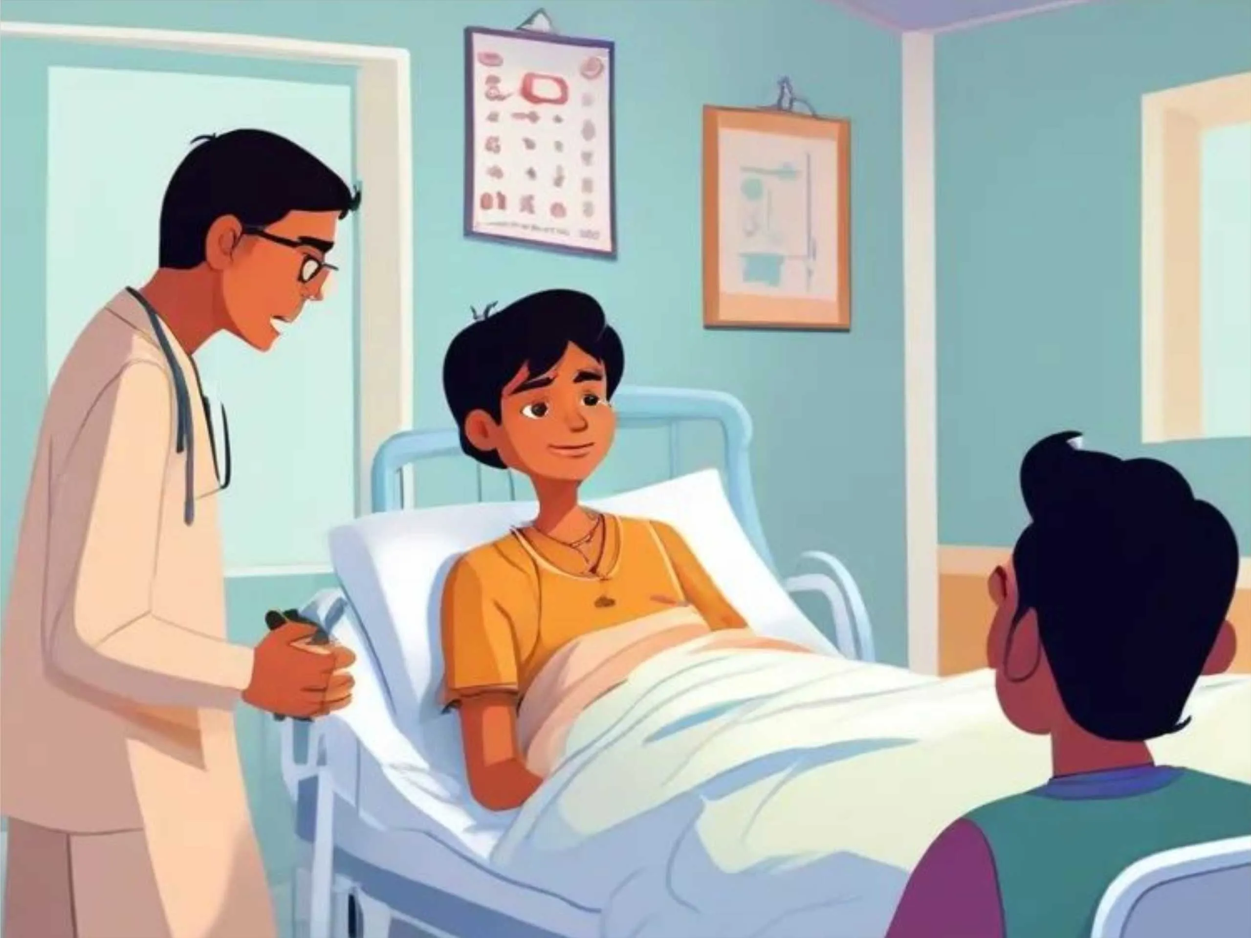 cartoon image of hospital