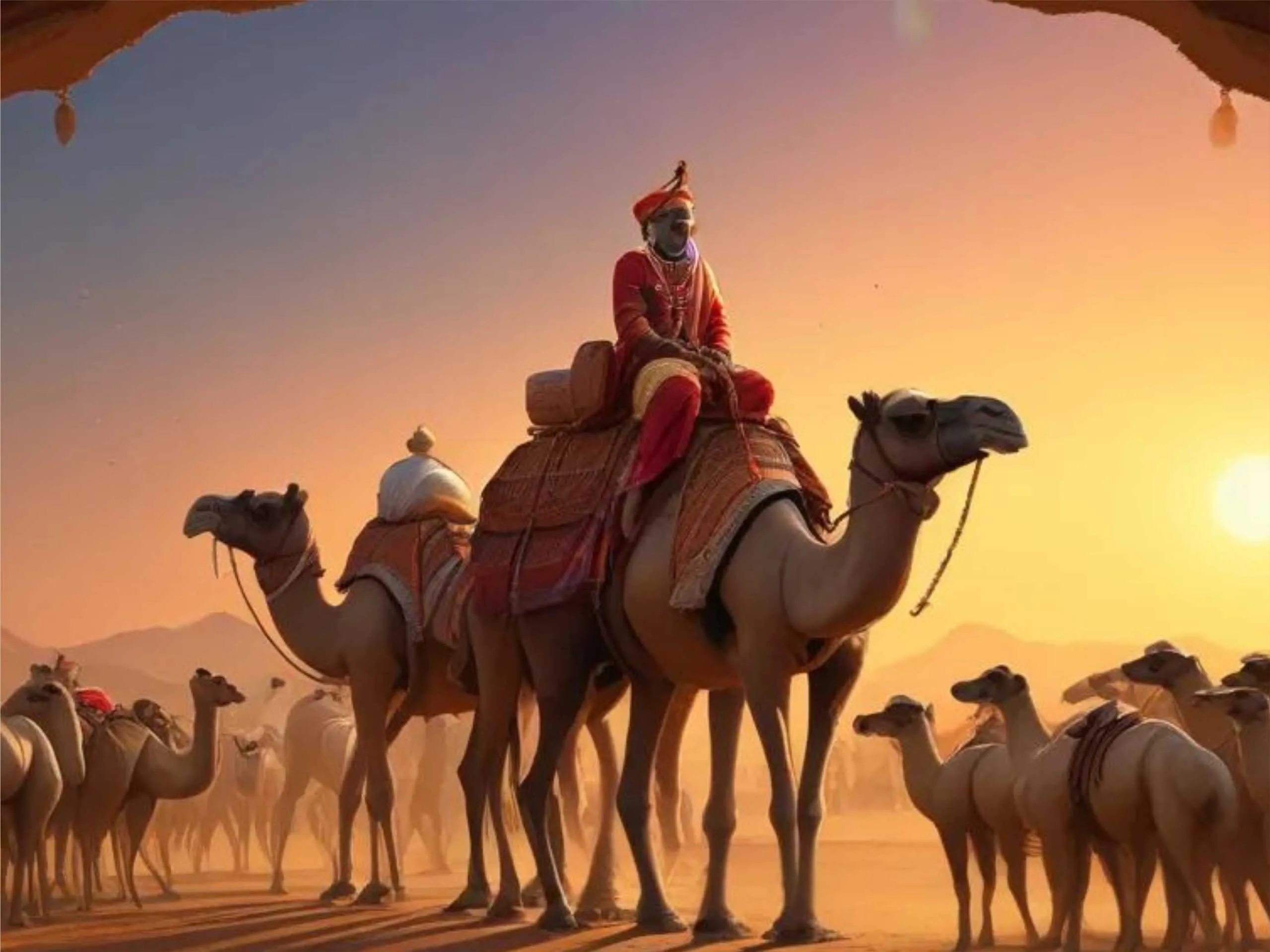 king on camel