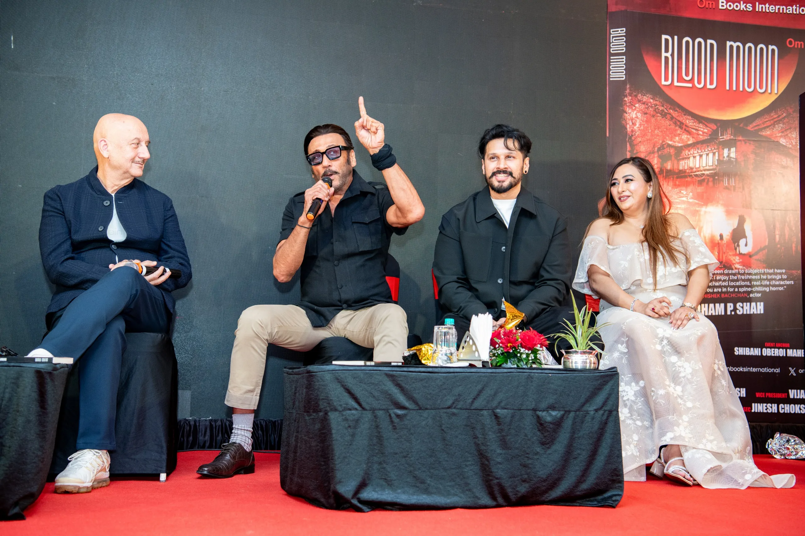 Director Soham Shah Debut Novel Blood Moon Launched by Anupam Kher and Jackie Shroff in a Star Studded Event 