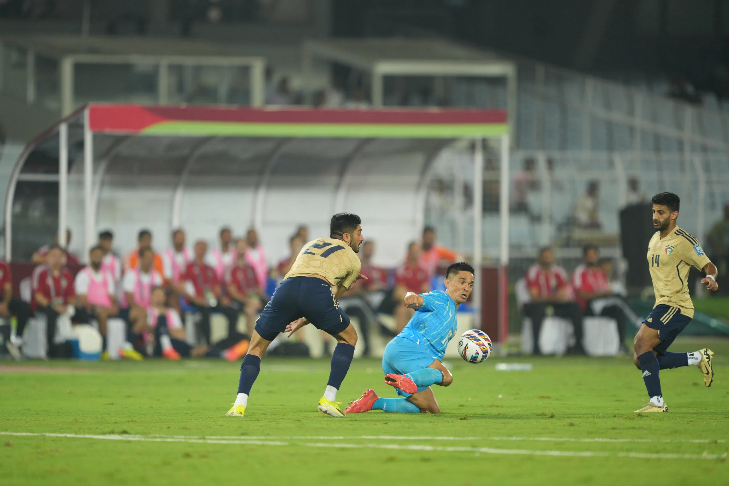 Chhetri in action