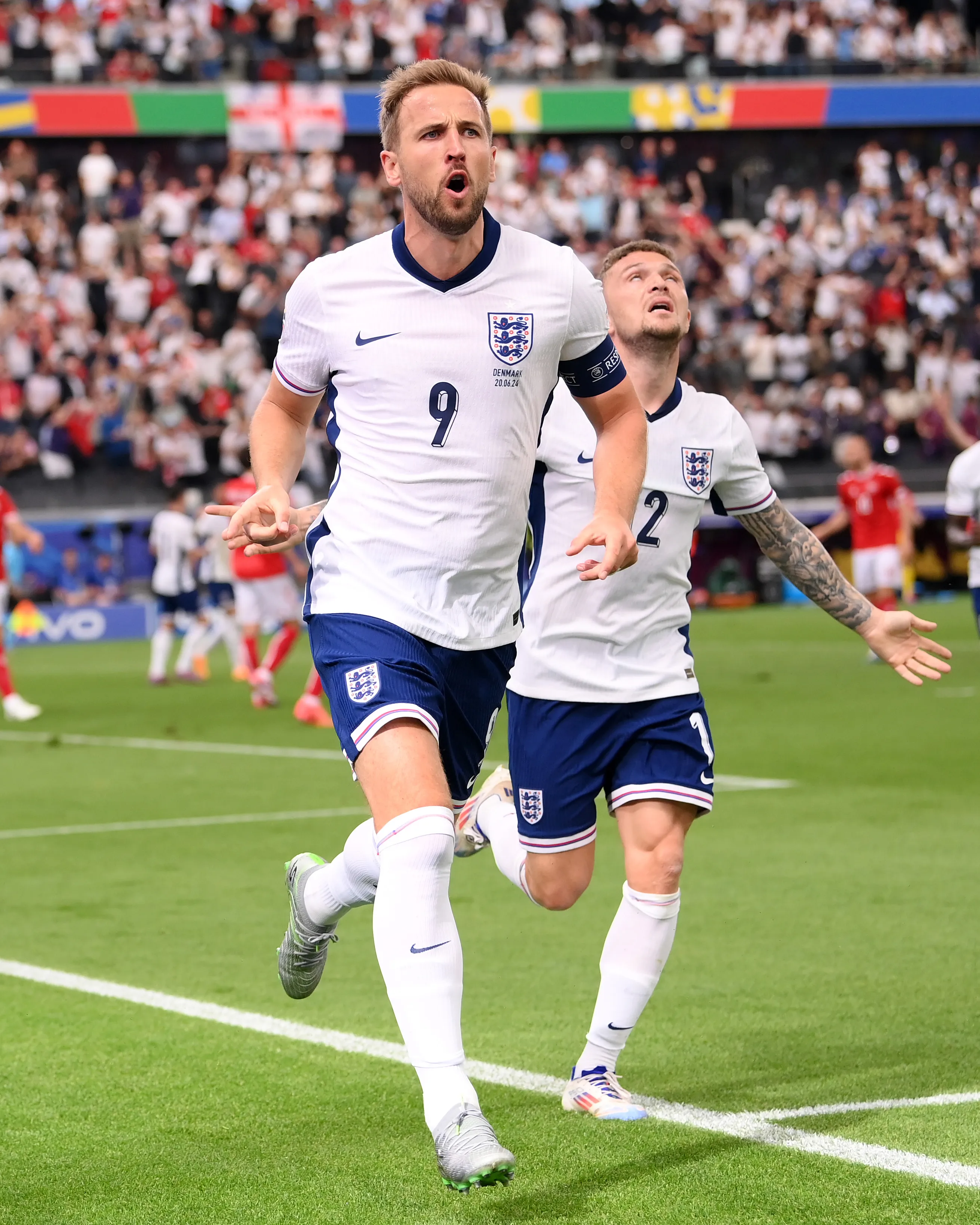 Harry Kane scores for England