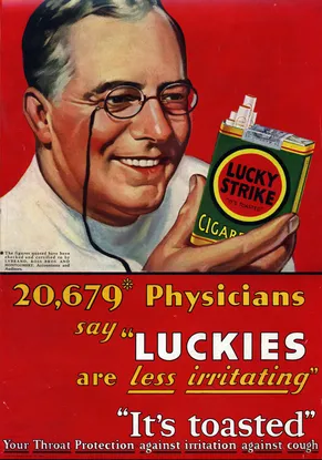 Lucky Strike Cigarette ad