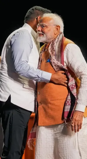 PM Modi and  Lutfi Syed Hassan 2