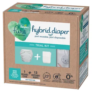 Cloth Comparison: Pampers Pure Hybrid Diaper - Simply Mom Bailey