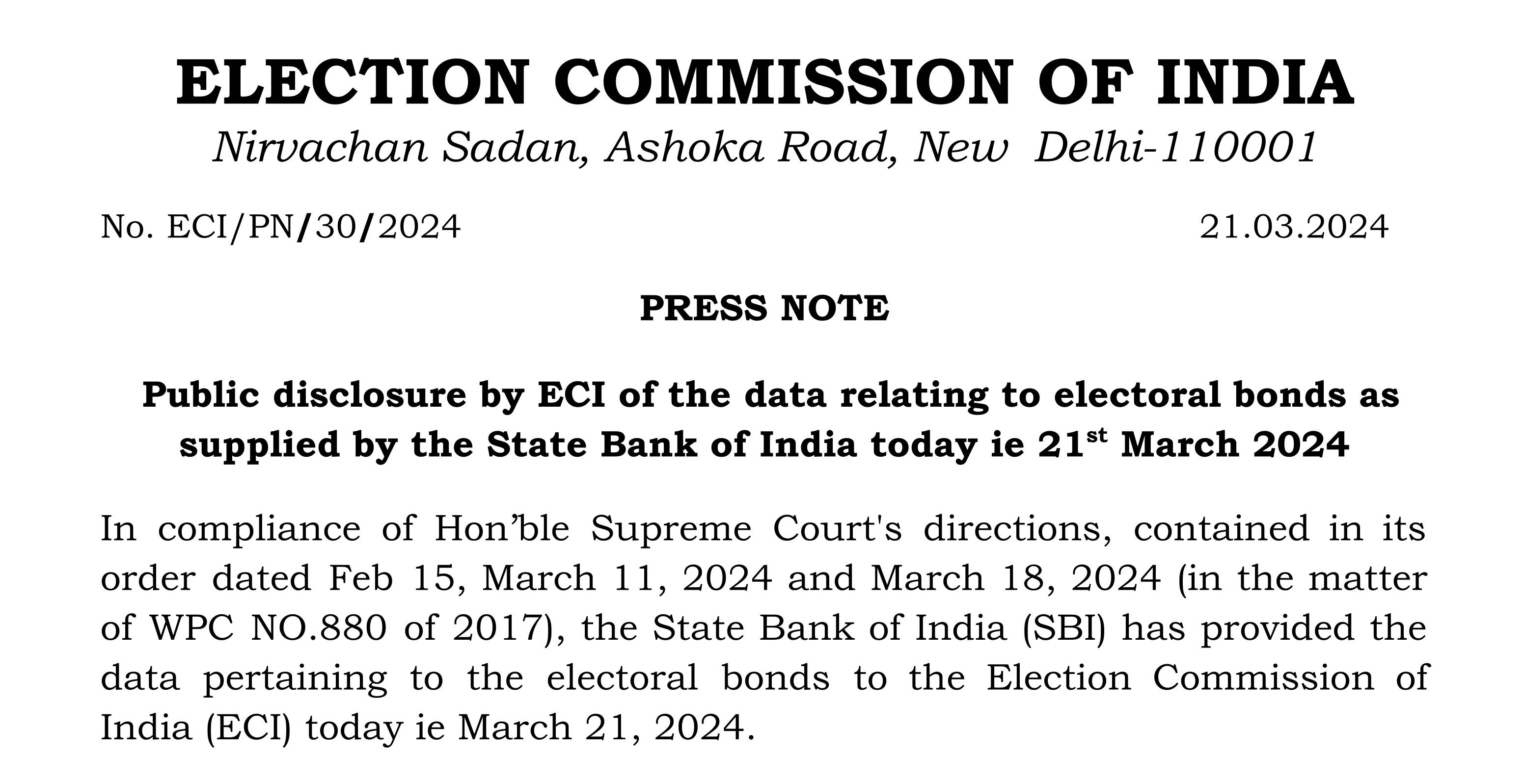 EC press release