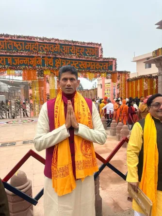 राम मंदिर प्राणप्रतिष्ठा समारोह में कुछ खिलाड़ी मौजूद थे