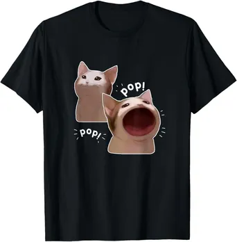 Funny Pop Cat Meme T-Shirt