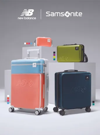 The various bags from NB x Samsonite collection