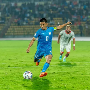 Sunil Chhetri scored his 94th international goal against Afghanistan in the FIFA World Cup Qualifiers