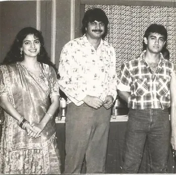 Aamir Khan and Juhi Chawla with Chaitanya Padukone