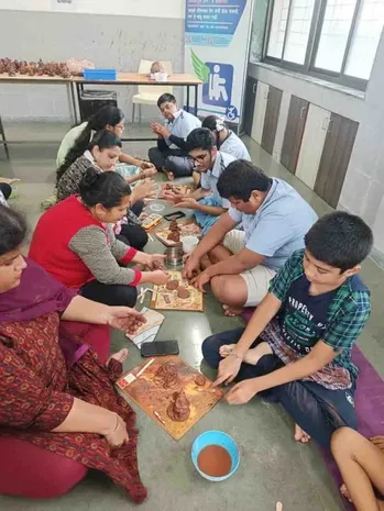 ganpati making
