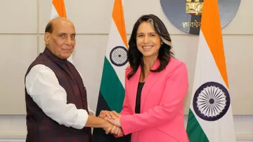 Tulsi Gabbard Rajnath Singh