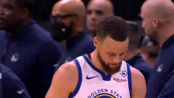 WATCH: Golden State Warriors star Stephen Curry gets emotional following Draymond Green's removal